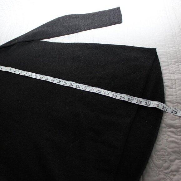 Vince Wool Cashmere V-neck oversized sweater Gray Size XS - Picture 6 of 6